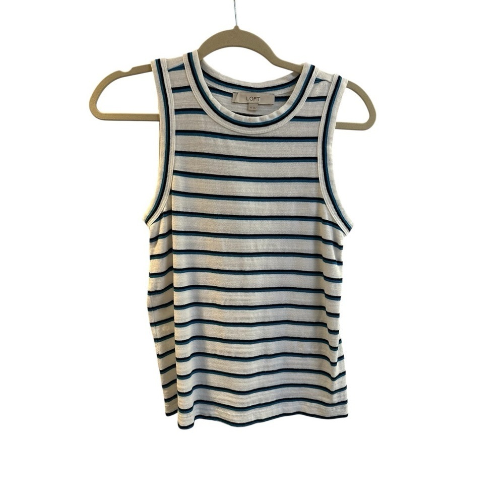 Loft Striped Sleeveless Top